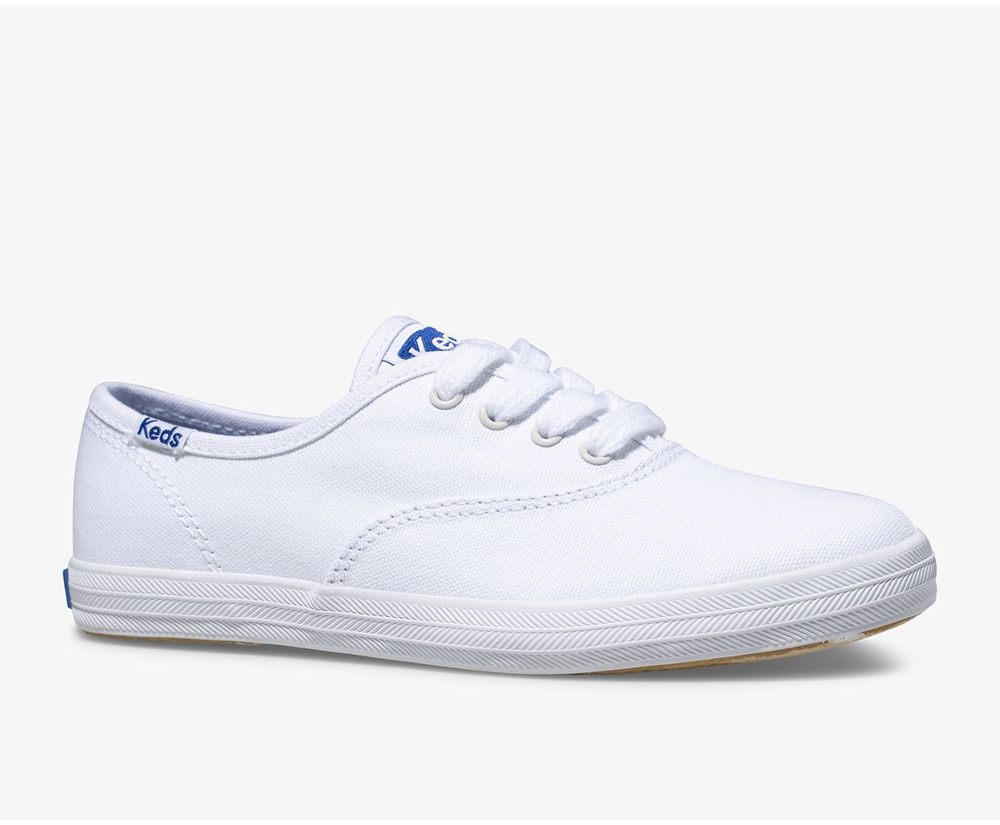 Zapatillas Keds Niños Blancas - Champion Cvo - 136-RUCTYB